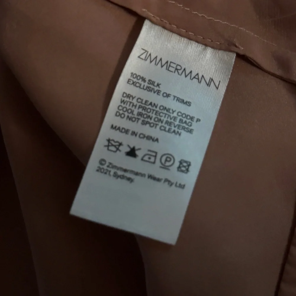 Zimmermann Silk Wrap Midi Dress, Size 1 (small) - Picture 9 of 12